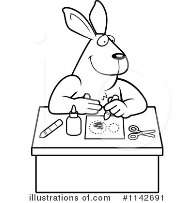 Royalty-Free (RF) Rabbit Clipart Illustration by Cory Thoman - Stock Sample #1142691