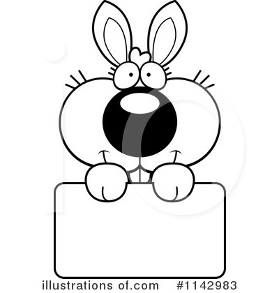Royalty-Free (RF) Rabbit Clipart Illustration by Cory Thoman - Stock Sample #1142983