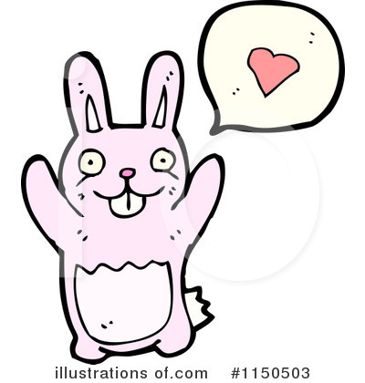 Royalty-Free (RF) Rabbit Clipart Illustration by lineartestpilot - Stock Sample #1150503