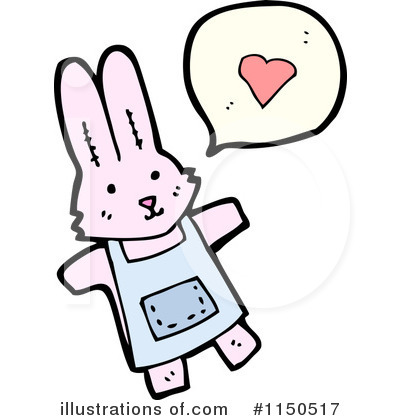 Royalty-Free (RF) Rabbit Clipart Illustration by lineartestpilot - Stock Sample #1150517