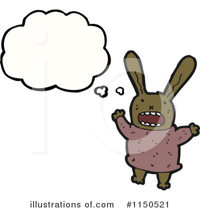 Royalty-Free (RF) Rabbit Clipart Illustration by lineartestpilot - Stock Sample #1150521
