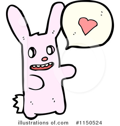 Royalty-Free (RF) Rabbit Clipart Illustration by lineartestpilot - Stock Sample #1150524