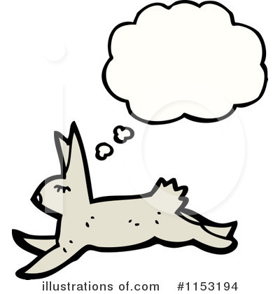 Royalty-Free (RF) Rabbit Clipart Illustration by lineartestpilot - Stock Sample #1153194