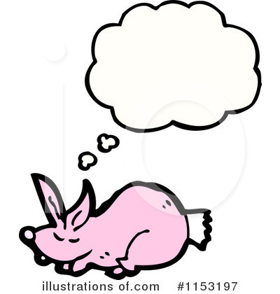 Royalty-Free (RF) Rabbit Clipart Illustration by lineartestpilot - Stock Sample #1153197