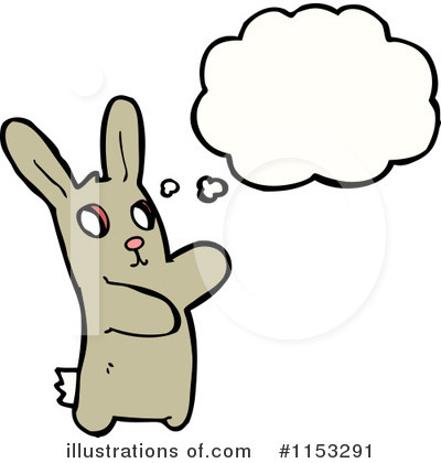Royalty-Free (RF) Rabbit Clipart Illustration by lineartestpilot - Stock Sample #1153291
