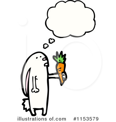 Royalty-Free (RF) Rabbit Clipart Illustration by lineartestpilot - Stock Sample #1153579
