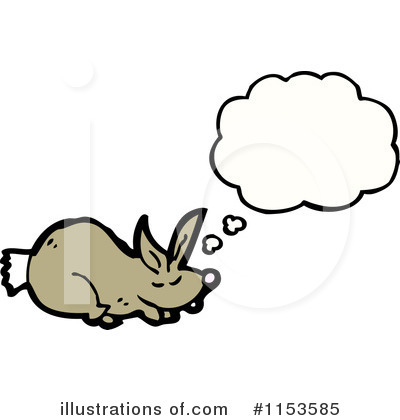 Royalty-Free (RF) Rabbit Clipart Illustration by lineartestpilot - Stock Sample #1153585