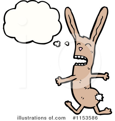 Royalty-Free (RF) Rabbit Clipart Illustration by lineartestpilot - Stock Sample #1153586