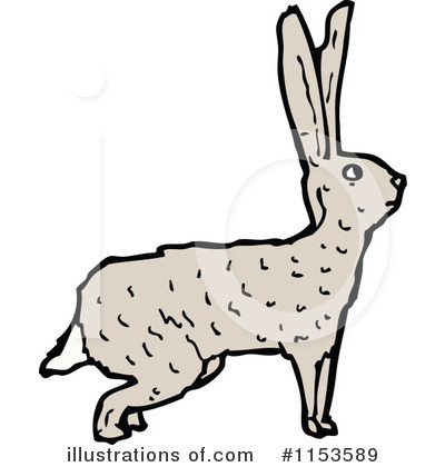 Royalty-Free (RF) Rabbit Clipart Illustration by lineartestpilot - Stock Sample #1153589