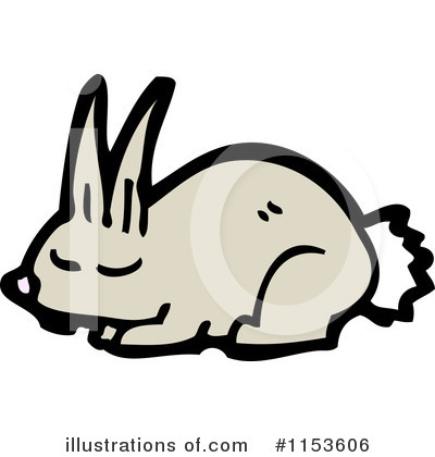 Royalty-Free (RF) Rabbit Clipart Illustration by lineartestpilot - Stock Sample #1153606