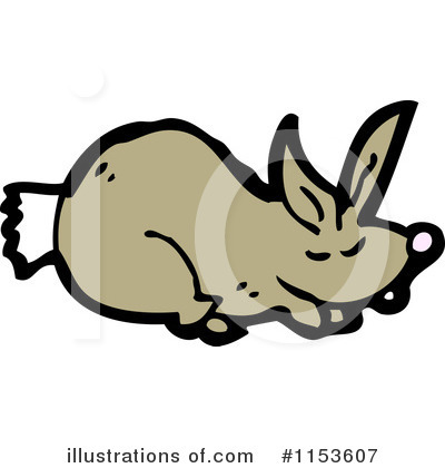 Royalty-Free (RF) Rabbit Clipart Illustration by lineartestpilot - Stock Sample #1153607