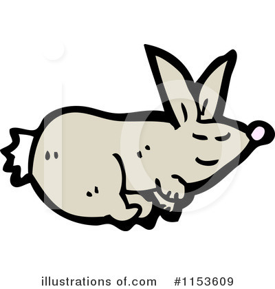 Royalty-Free (RF) Rabbit Clipart Illustration by lineartestpilot - Stock Sample #1153609