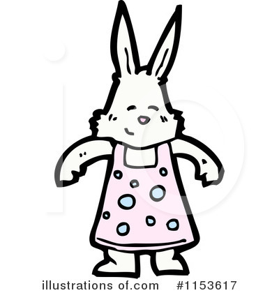 Royalty-Free (RF) Rabbit Clipart Illustration by lineartestpilot - Stock Sample #1153617