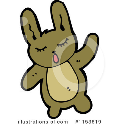Royalty-Free (RF) Rabbit Clipart Illustration by lineartestpilot - Stock Sample #1153619
