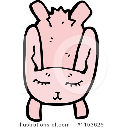 Royalty-Free (RF) Rabbit Clipart Illustration by lineartestpilot - Stock Sample #1153625