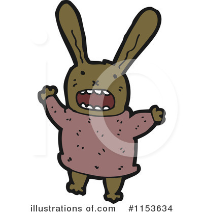 Royalty-Free (RF) Rabbit Clipart Illustration by lineartestpilot - Stock Sample #1153634