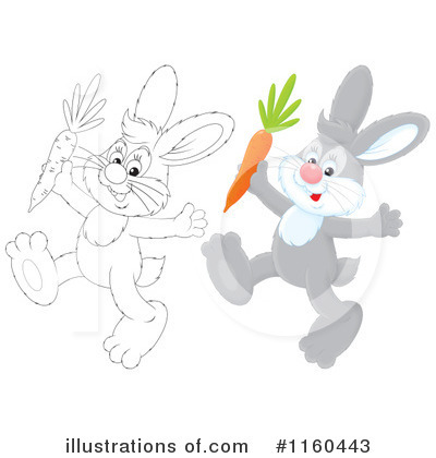Royalty-Free (RF) Rabbit Clipart Illustration by Alex Bannykh - Stock Sample #1160443