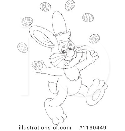 Royalty-Free (RF) Rabbit Clipart Illustration by Alex Bannykh - Stock Sample #1160449