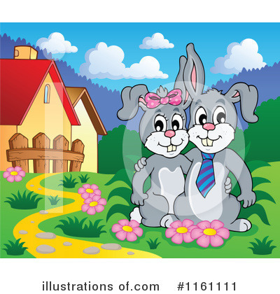 Royalty-Free (RF) Rabbit Clipart Illustration by visekart - Stock Sample #1161111