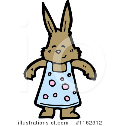 Royalty-Free (RF) Rabbit Clipart Illustration by lineartestpilot - Stock Sample #1162312