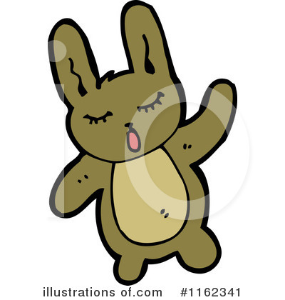 Royalty-Free (RF) Rabbit Clipart Illustration by lineartestpilot - Stock Sample #1162341