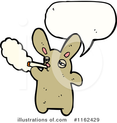 Royalty-Free (RF) Rabbit Clipart Illustration by lineartestpilot - Stock Sample #1162429