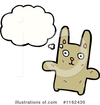 Royalty-Free (RF) Rabbit Clipart Illustration by lineartestpilot - Stock Sample #1162430