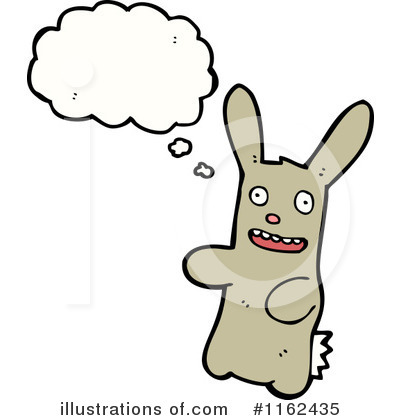 Royalty-Free (RF) Rabbit Clipart Illustration by lineartestpilot - Stock Sample #1162435