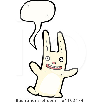 Royalty-Free (RF) Rabbit Clipart Illustration by lineartestpilot - Stock Sample #1162474