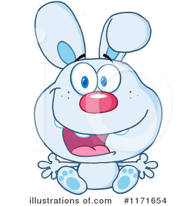 Royalty-Free (RF) Rabbit Clipart Illustration by Hit Toon - Stock Sample #1171654