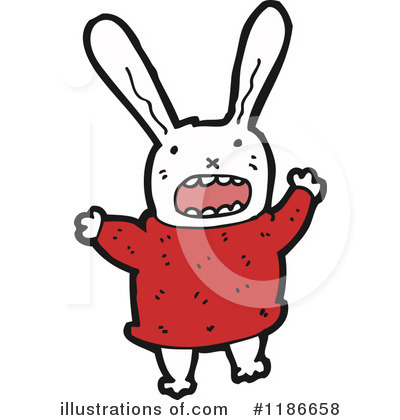 Royalty-Free (RF) Rabbit Clipart Illustration by lineartestpilot - Stock Sample #1186658