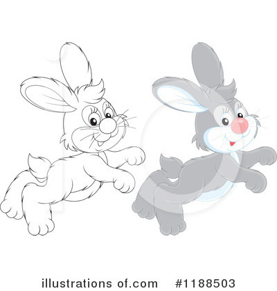 Royalty-Free (RF) Rabbit Clipart Illustration by Alex Bannykh - Stock Sample #1188503