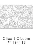 Rabbit Clipart #1194113 by Alex Bannykh