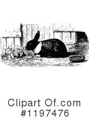 Rabbit Clipart #1197476 by Prawny Vintage