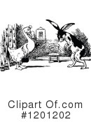Rabbit Clipart #1201202 by Prawny Vintage