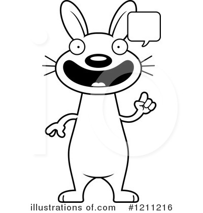 Royalty-Free (RF) Rabbit Clipart Illustration by Cory Thoman - Stock Sample #1211216
