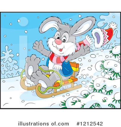 Royalty-Free (RF) Rabbit Clipart Illustration by Alex Bannykh - Stock Sample #1212542