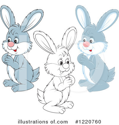 Royalty-Free (RF) Rabbit Clipart Illustration by Alex Bannykh - Stock Sample #1220760