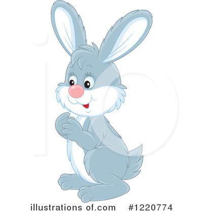 Royalty-Free (RF) Rabbit Clipart Illustration by Alex Bannykh - Stock Sample #1220774