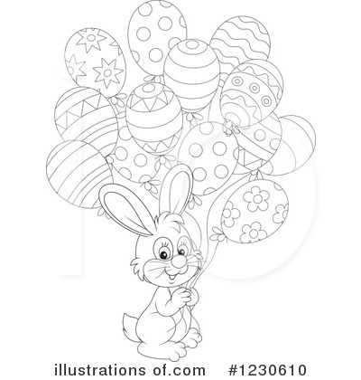 Royalty-Free (RF) Rabbit Clipart Illustration by Alex Bannykh - Stock Sample #1230610
