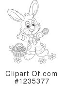 Rabbit Clipart #1235377 by Alex Bannykh
