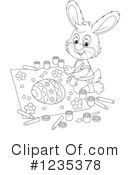 Rabbit Clipart #1235378 by Alex Bannykh