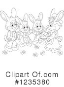 Rabbit Clipart #1235380 by Alex Bannykh