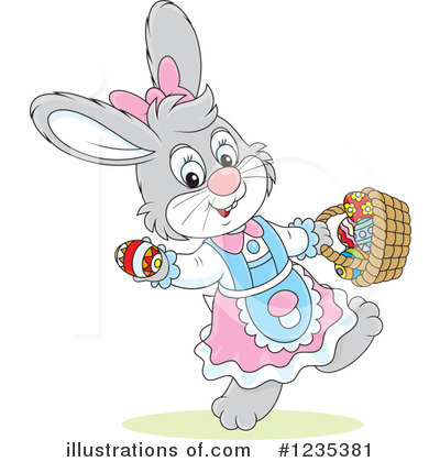 Royalty-Free (RF) Rabbit Clipart Illustration by Alex Bannykh - Stock Sample #1235381