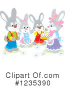 Rabbit Clipart #1235390 by Alex Bannykh