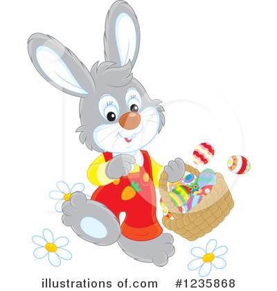 Royalty-Free (RF) Rabbit Clipart Illustration by Alex Bannykh - Stock Sample #1235868