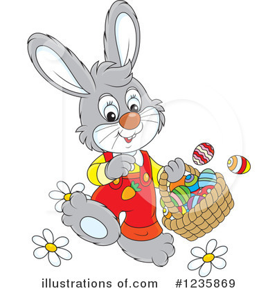 Royalty-Free (RF) Rabbit Clipart Illustration by Alex Bannykh - Stock Sample #1235869