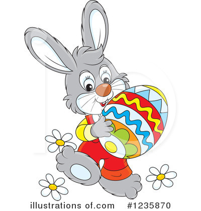 Royalty-Free (RF) Rabbit Clipart Illustration by Alex Bannykh - Stock Sample #1235870