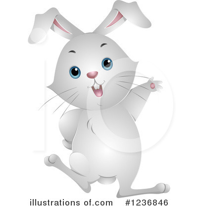 Rabbits Clipart #1236846 by BNP Design Studio