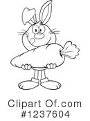 Rabbit Clipart #1237604 by Hit Toon